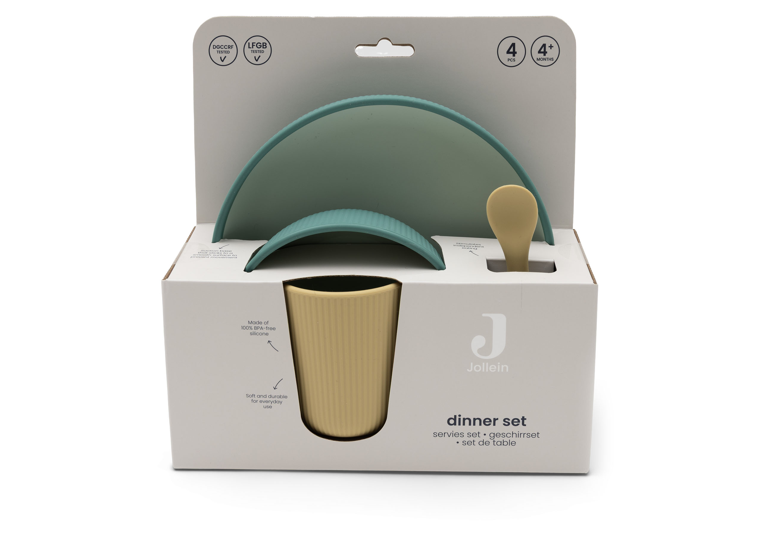 Jollein Matset i Silikon Jade Shades - 4