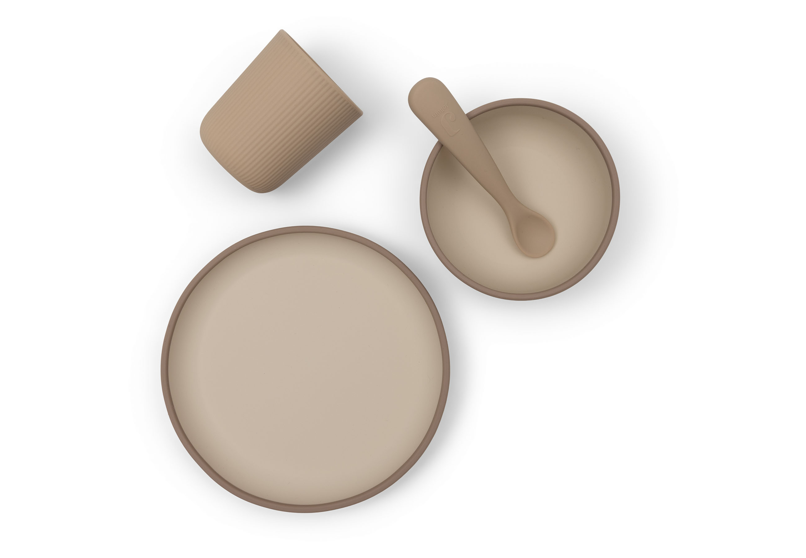Jollein Matset i Silikon Natural Shades - 3