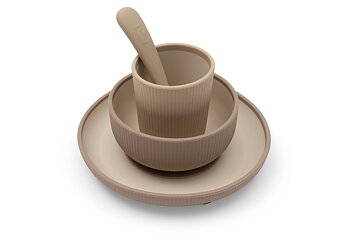 Jollein Matset i Silikon Natural Shades