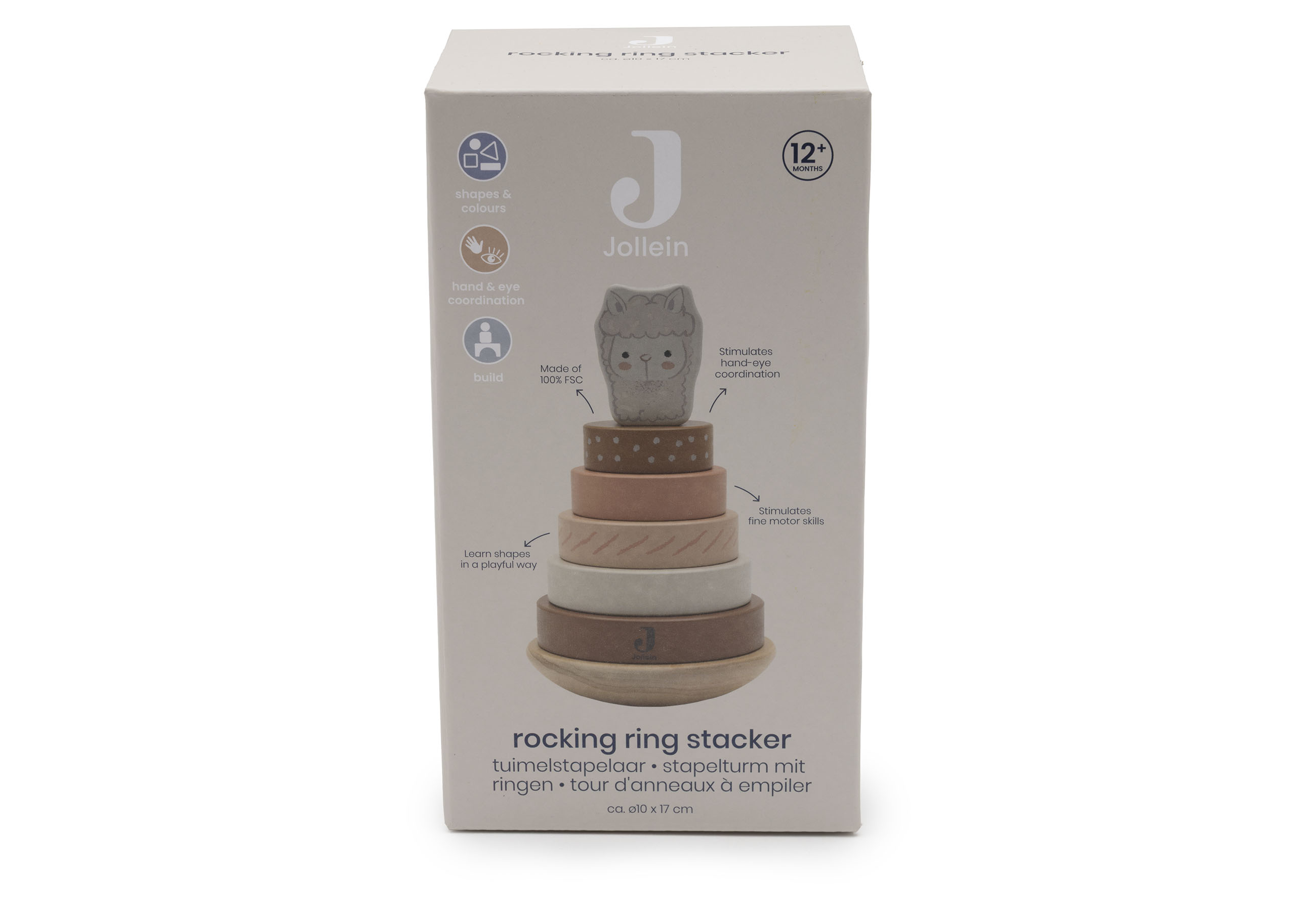 Jollein Stapeltorn i trä  Alpaca Paco - 4