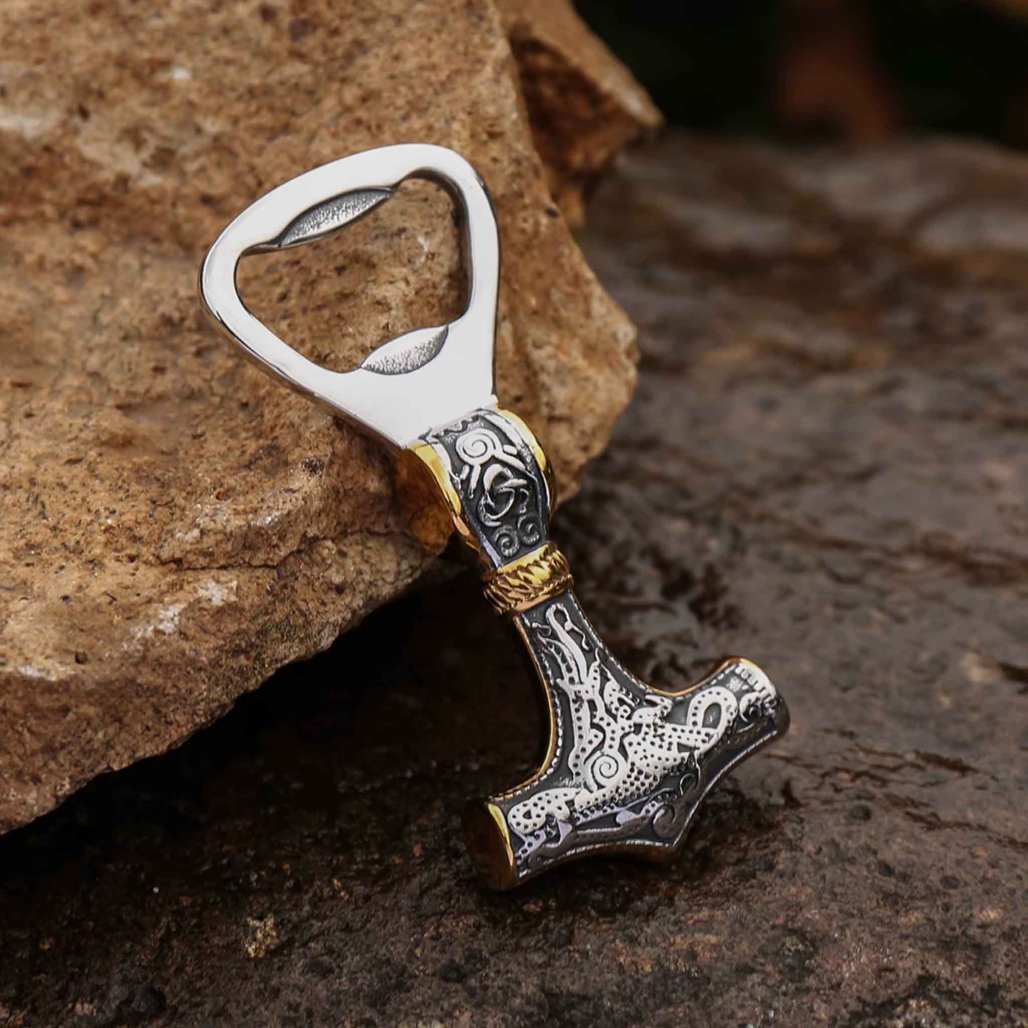 Mjølner Essential – Viking Kapselåbner i Rustfrit Stål - 6
