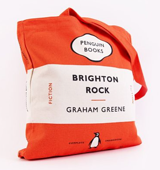 Penguin : Graham Greene Brighton Rock Tote Bag - Tygväska med den ikoniska klassikerdesignen