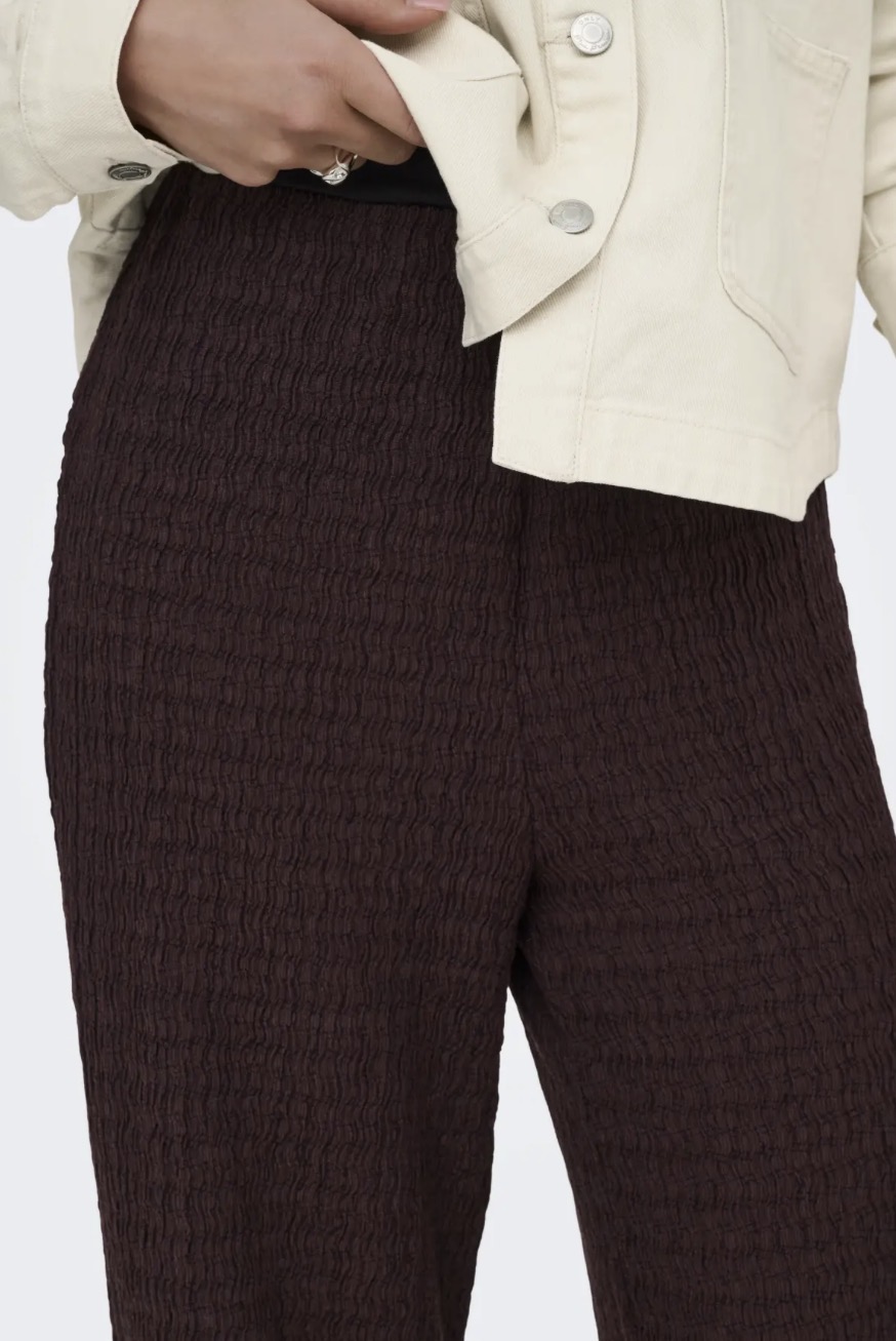 Only Ilse Pants Deep Mahogany  - 2