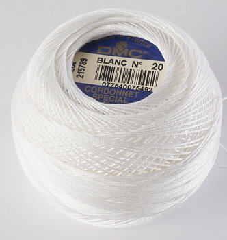 DMC Cordonnet Special No 20 BLANC