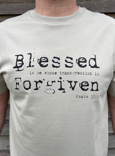 T-SHIRT - Blessed Forgiven - Stone - 2