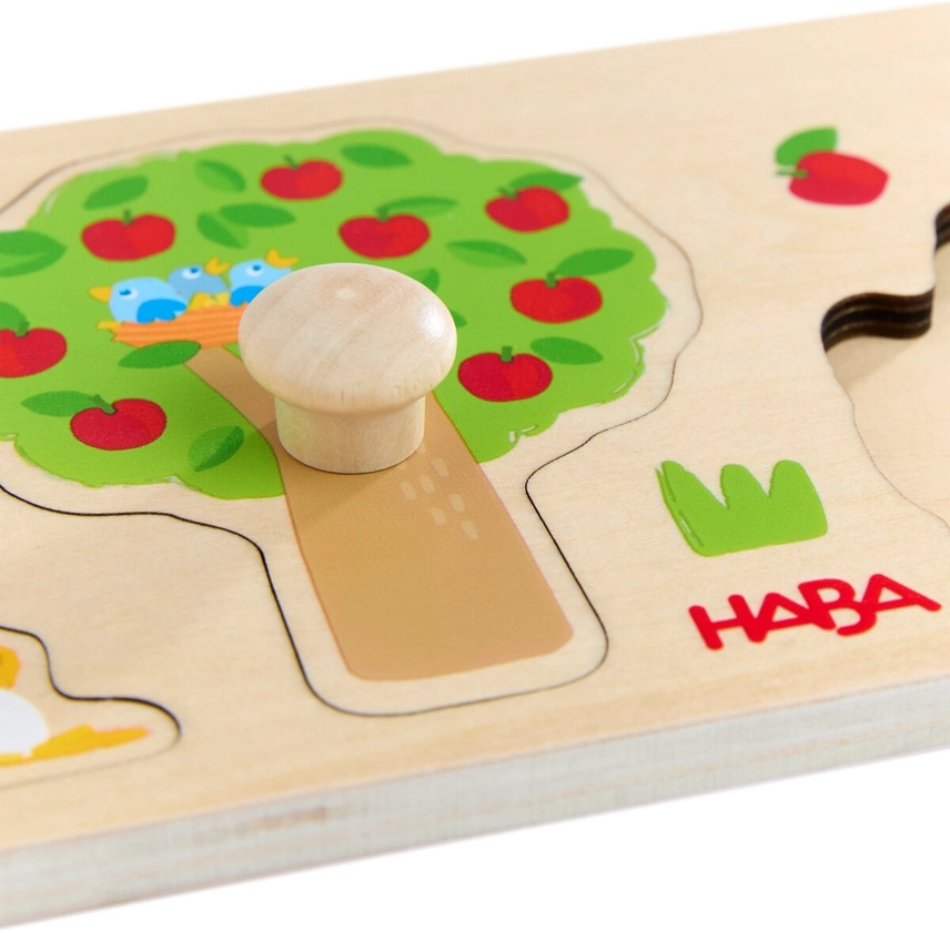 HABA Grepp-pussel Bondgård – Knoppussel i Trä för de Minsta - 4