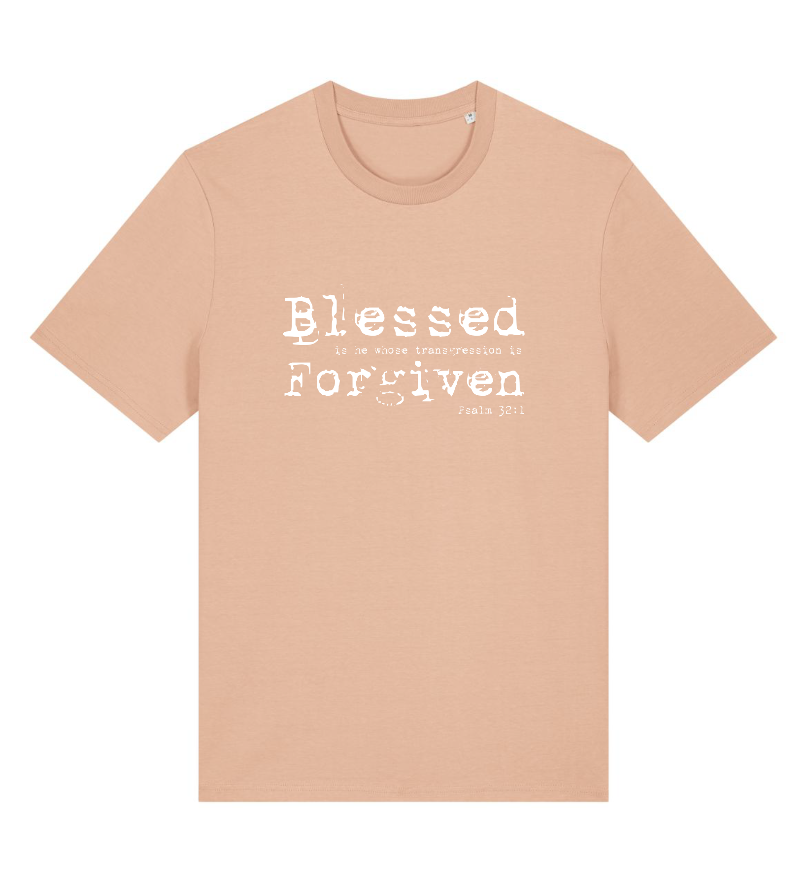 T-SHIRT - Blessed Forgiven - Fraiche Peche