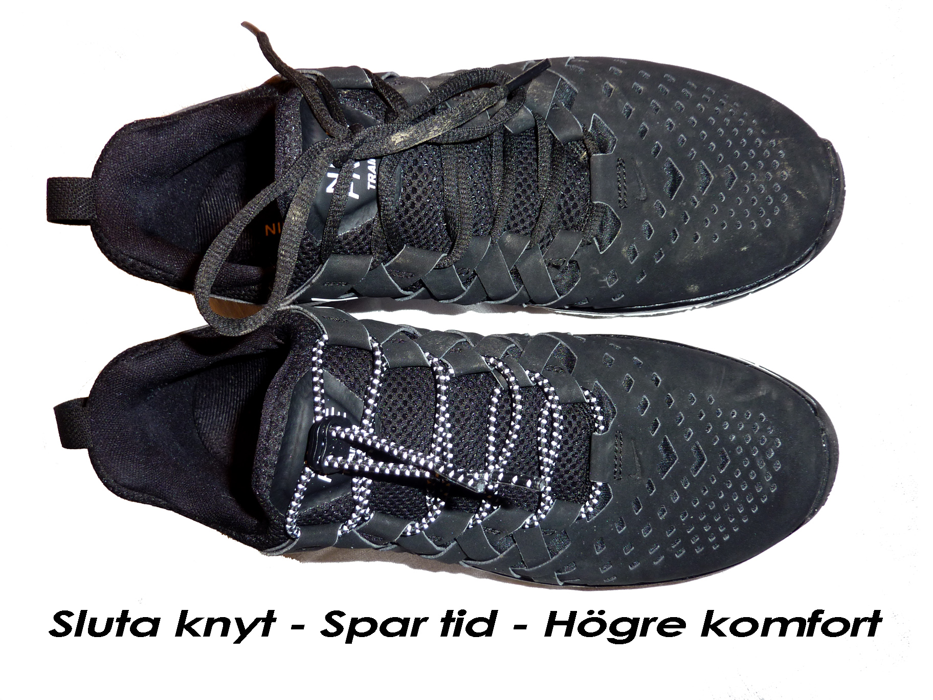 Elastic shoelaces with quick-release fasteners - 2