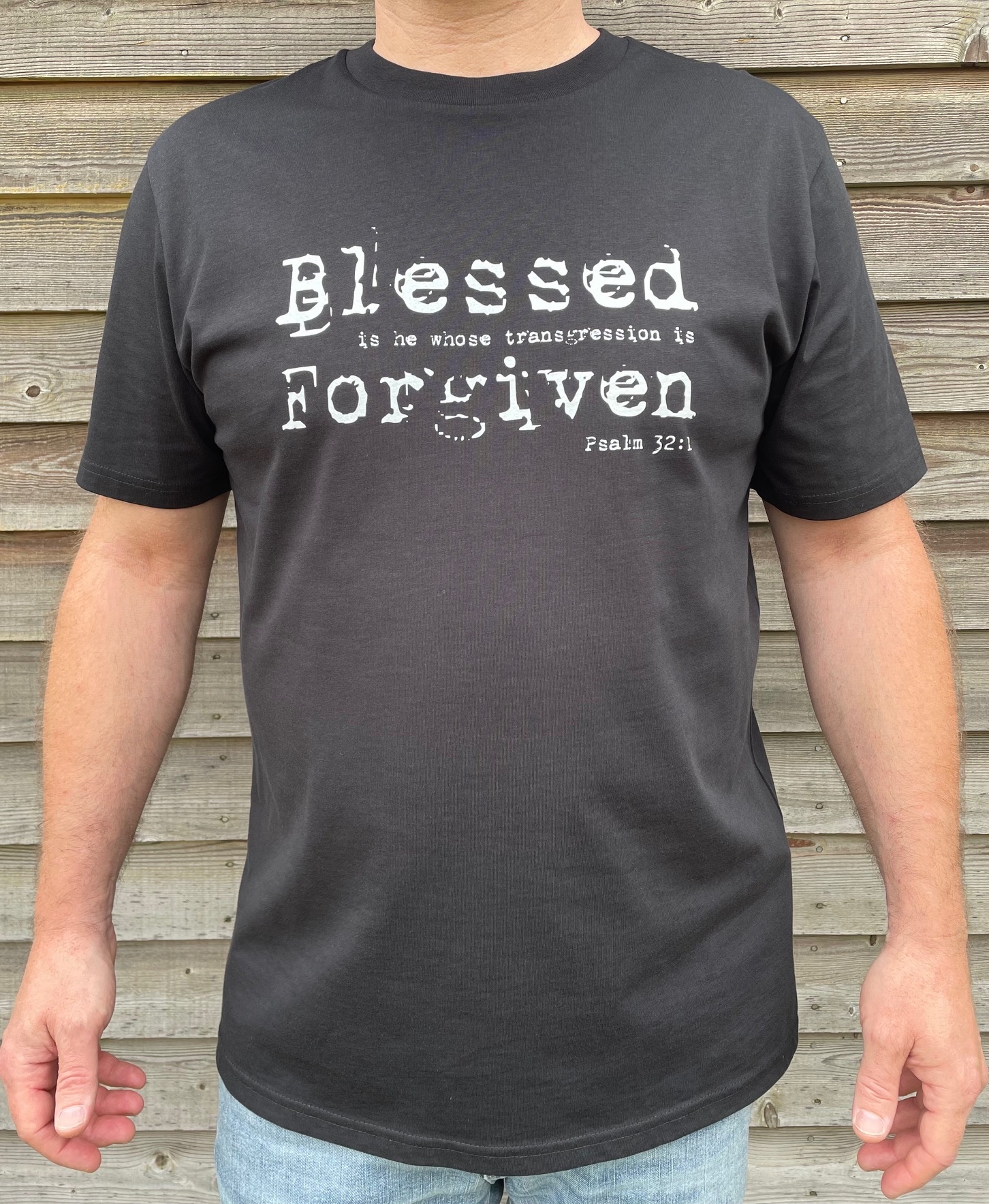 T-SHIRT -  Blessed Forgiven - Black