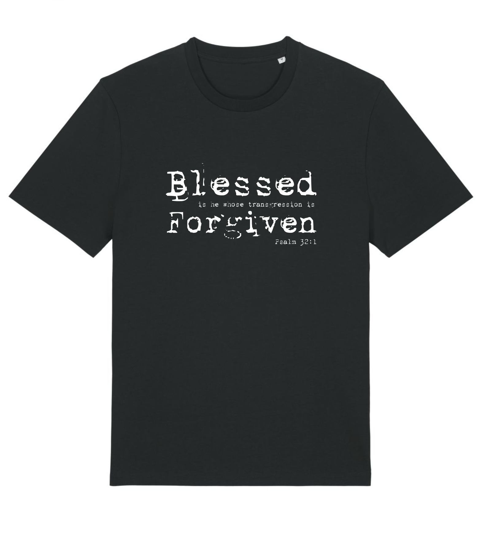 T-SHIRT -  Blessed Forgiven - Black