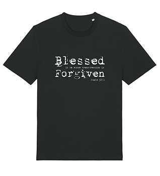 T-SHIRT -  Blessed Forgiven - Black