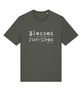 T-SHIRT - Blessed Forgiven - Khaki