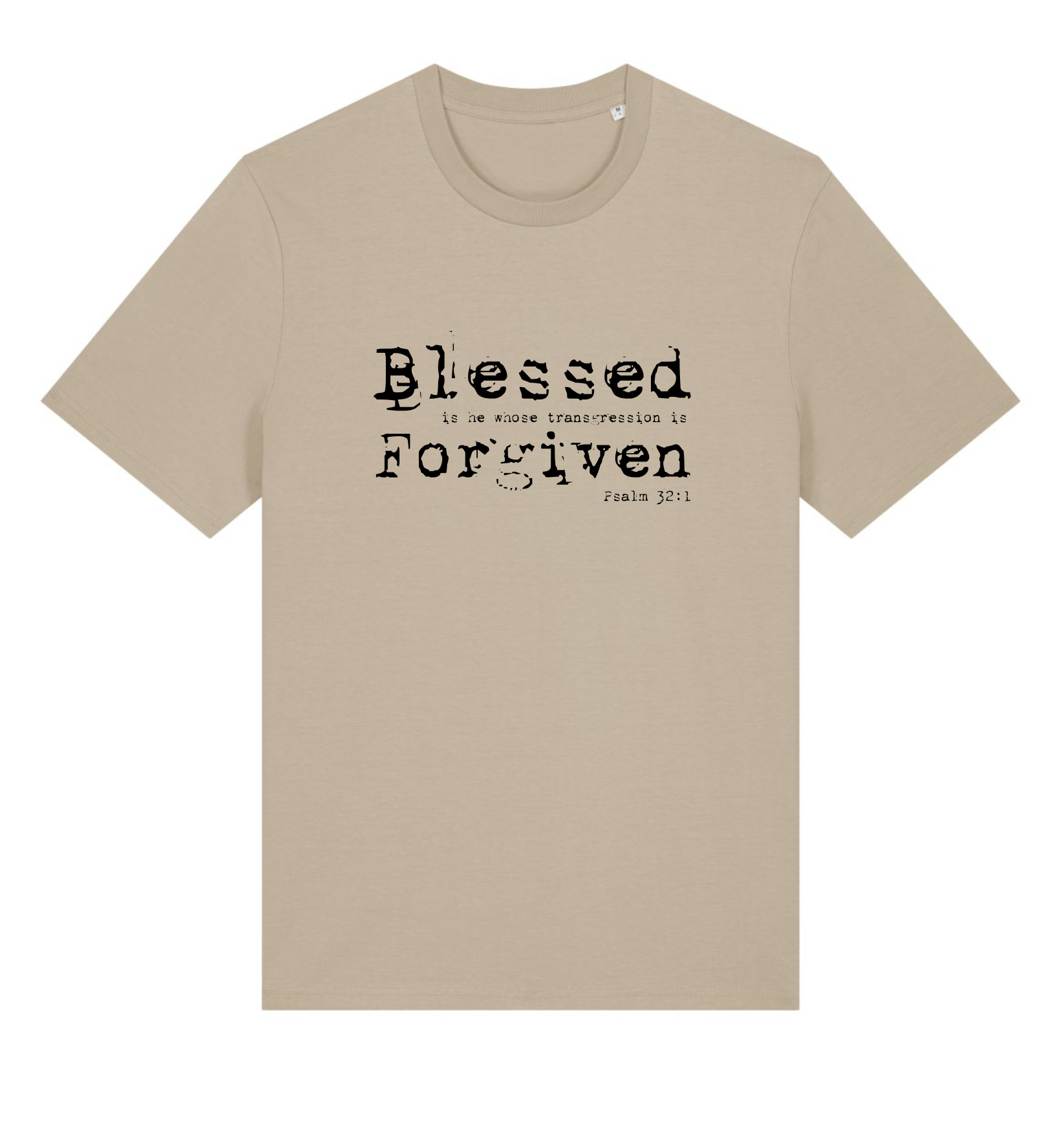 T-SHIRT - Blessed Forgiven - Desert Dust