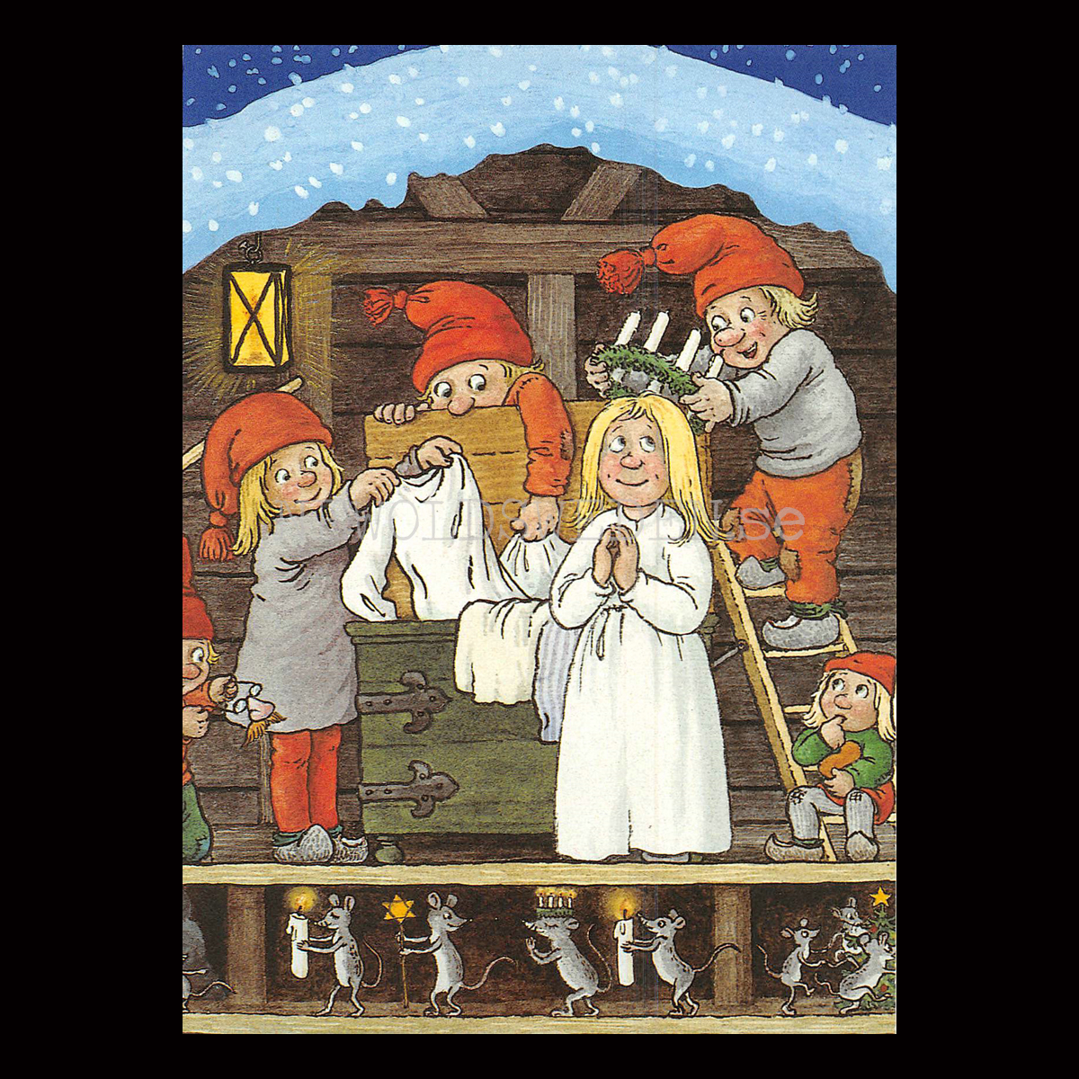 LUCIA No: 26 - Julkort Trollkort Rolf Lidberg - 916