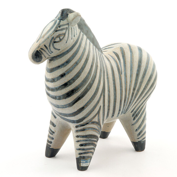 Lisa Larson (Stora Zoo 1957) Zesty Zebra 23 cm (2)