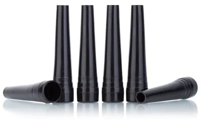 25 st Munstycken Shisha Black längd 6 cm - 2