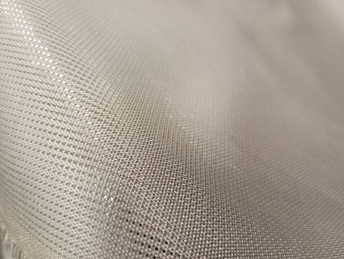 Grill / Bass Plate Textile - White / Silver 
