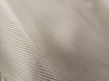 Grill / Bass Plate Textile - White / Silver 