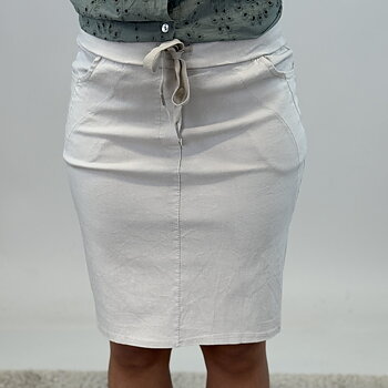 Kjol beige one size