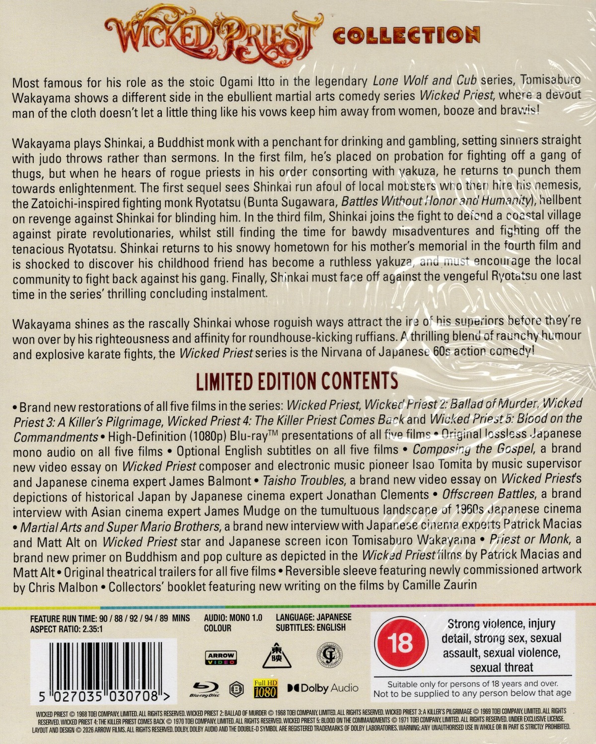 Wicked Priest Collection (Limited Edition) (ej svensk text) (Blu-ray) - 2