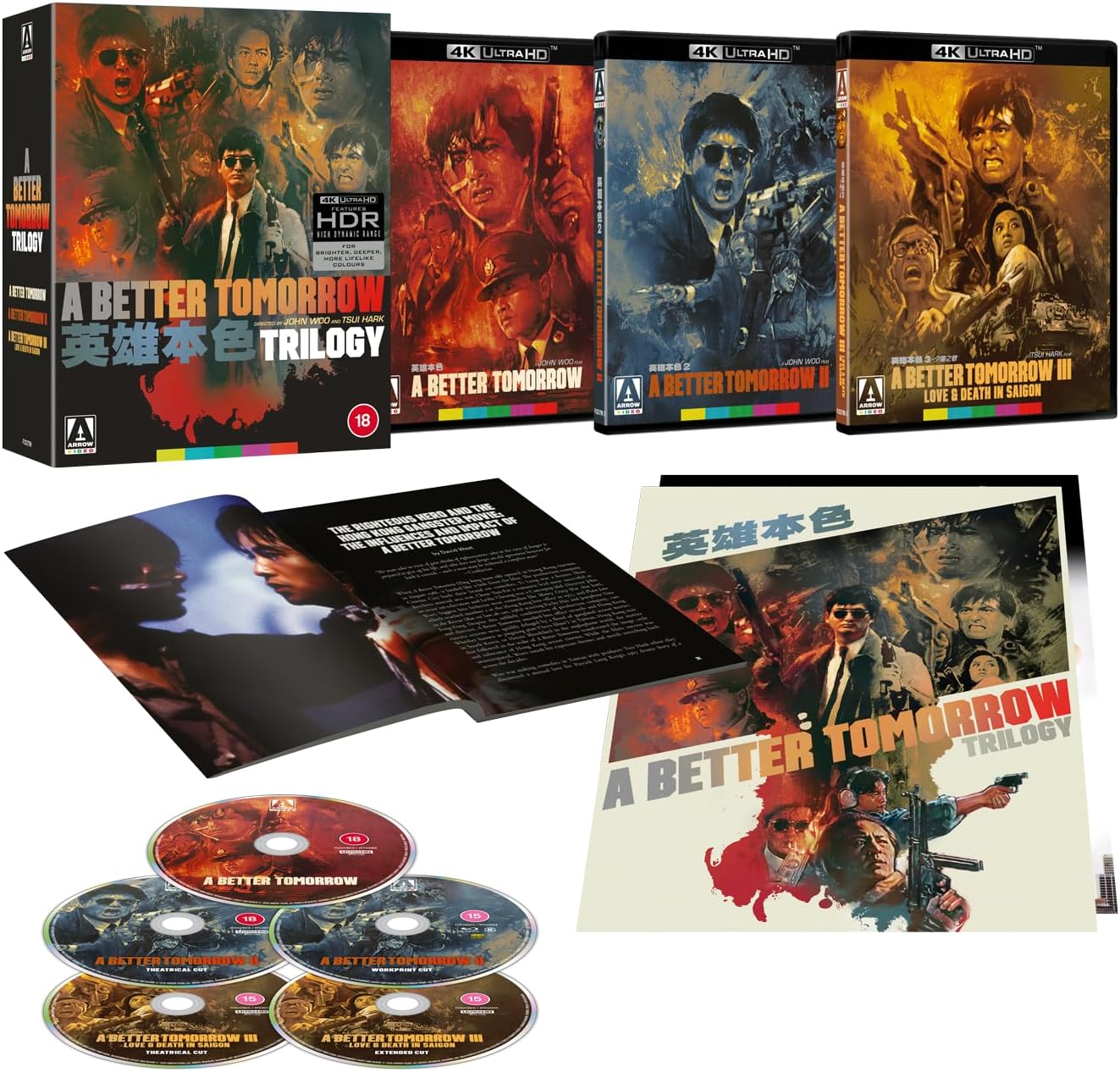 A Better Tomorrow Trilogy (Limited Edition) (ej svensk text) (4K Ultra HD) - 2