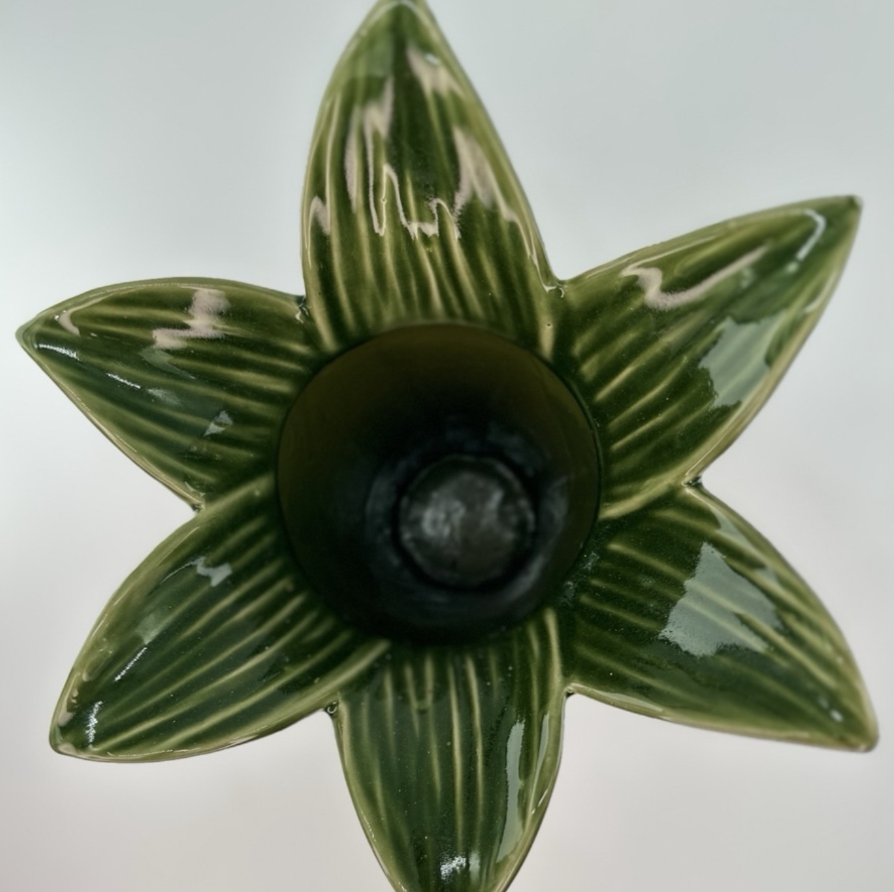  Mörkgrön vas i stengods 25 cm - Miljögården - 3
