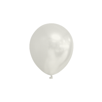 Pärlemor vita mini ballonger 100-pack 5 tum för ballongbågar, kalas, dop, bröllop och babyshower