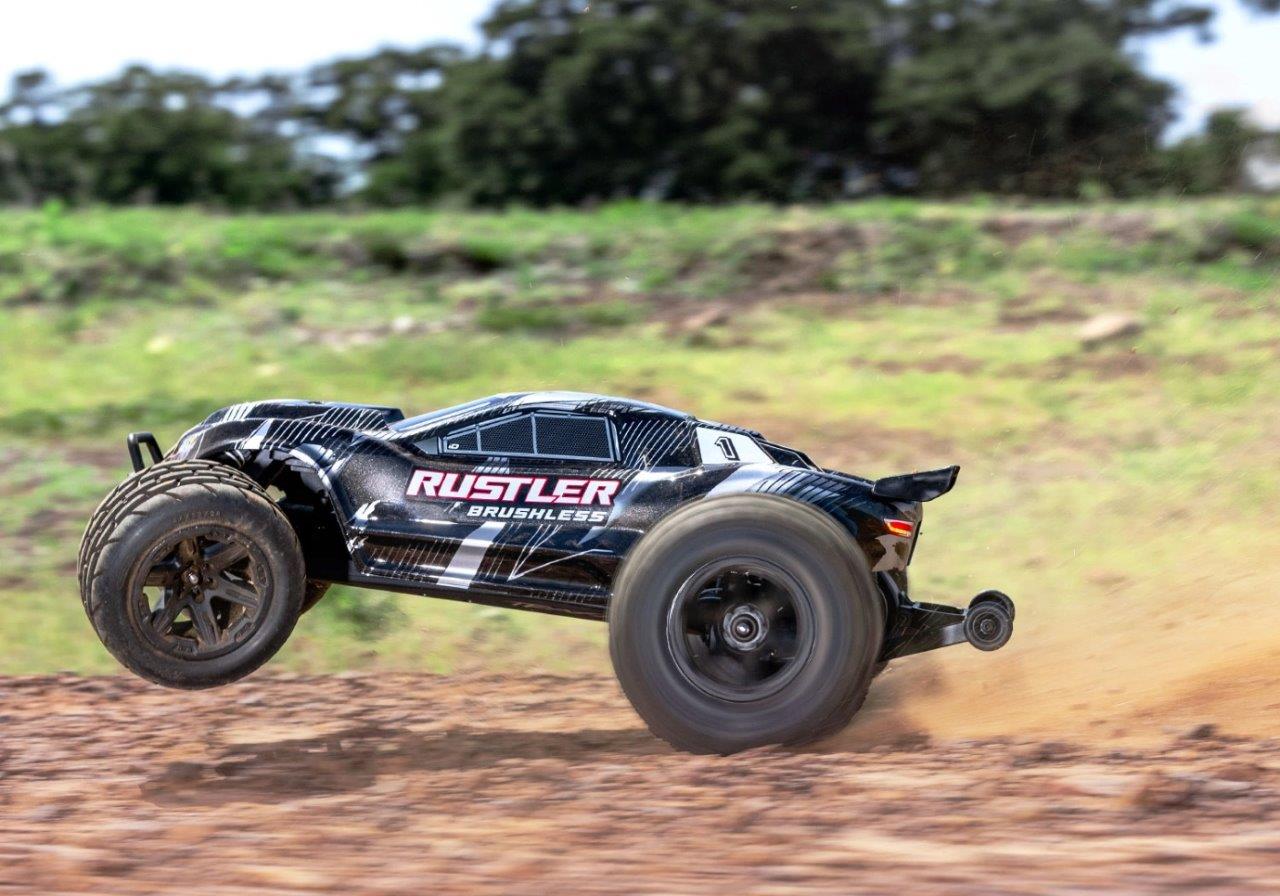 Traxxas Rustler 2WD 1/10 HD VX3 BL 3S RTR Svart - 8