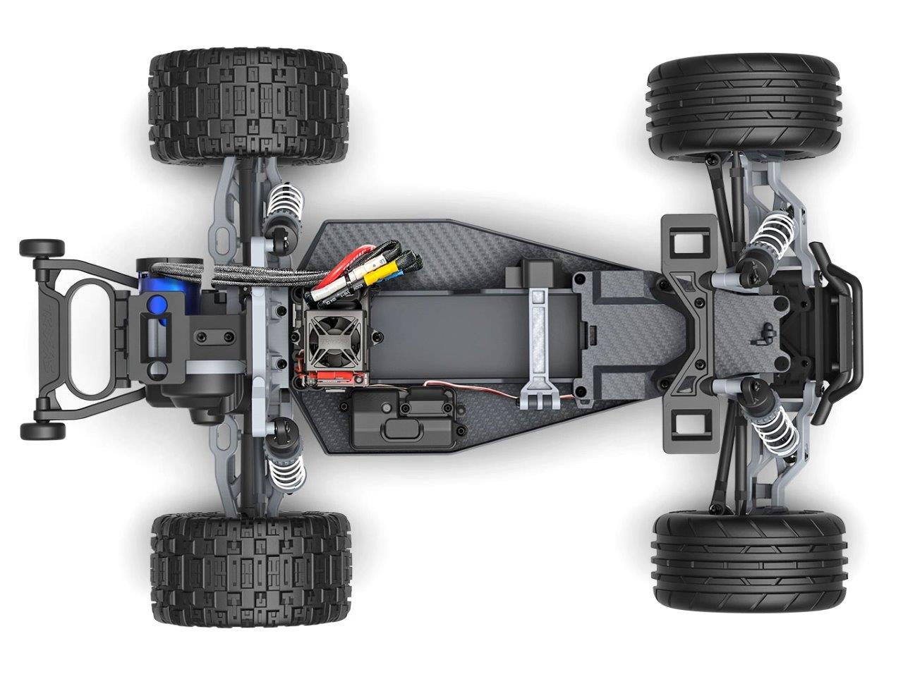 Traxxas Rustler 2WD 1/10 HD VX3 BL 3S RTR Svart - 7