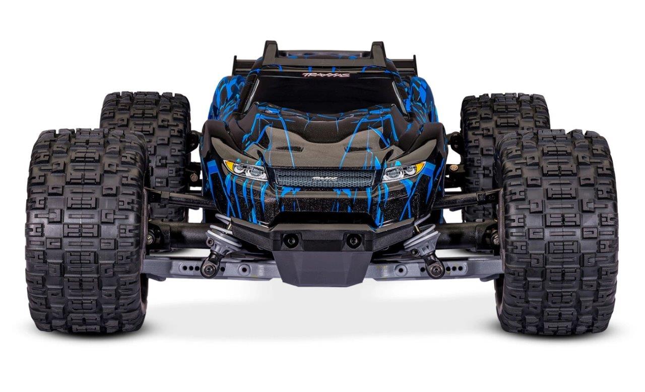 Traxxas Rustler 4x4 1/10 HD VX3 BL 3S RTR Blå - 3