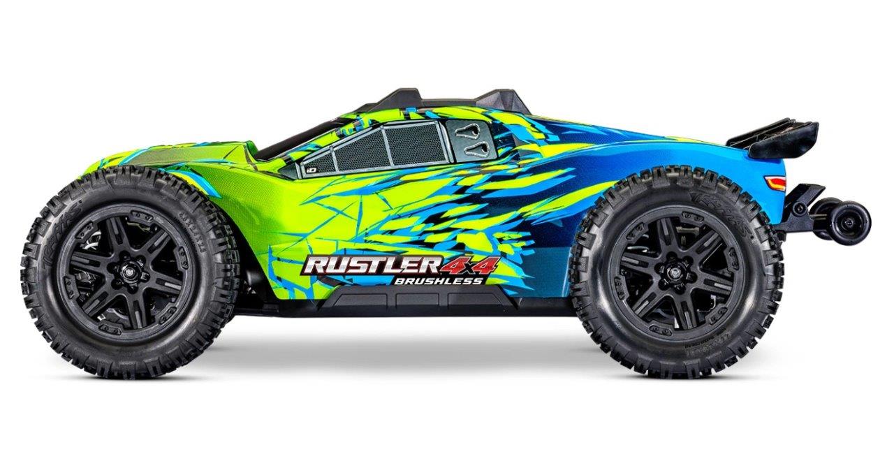 Traxxas Rustler 4x4 1/10 HD VX3 BL 3S RTR Grön - 2