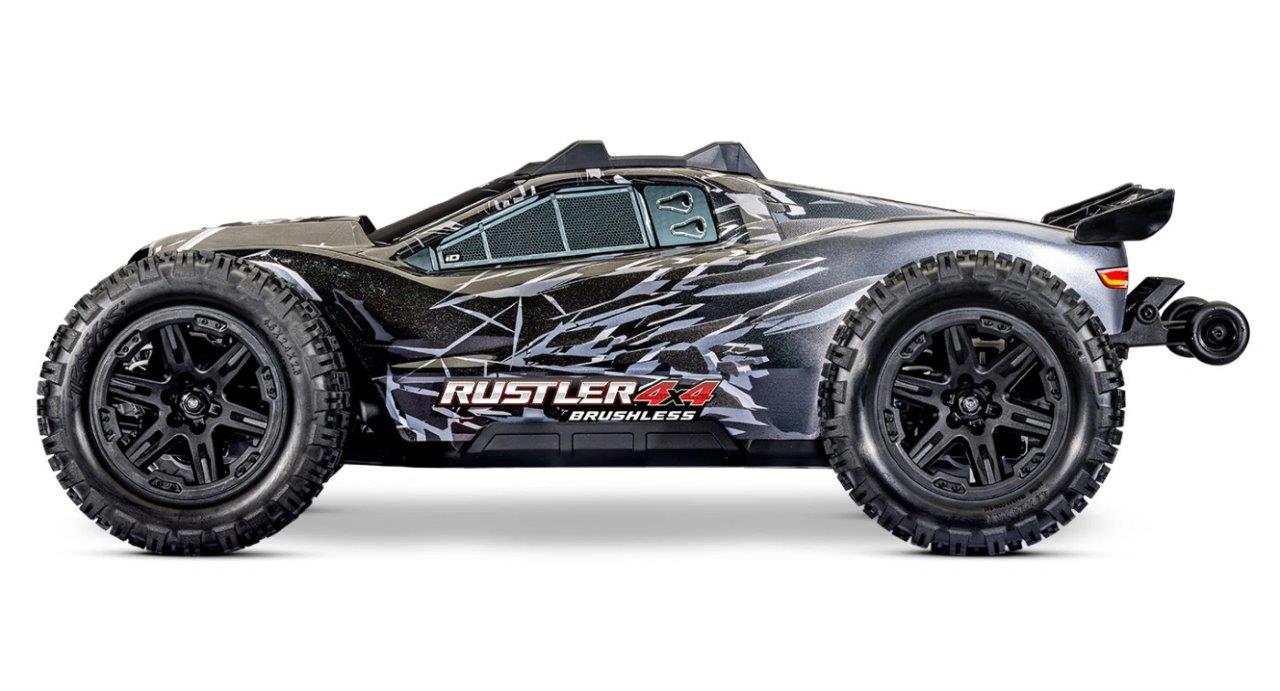Traxxas Rustler 4x4 1/10 HD VX3 BL 3S RTR Svart - 2