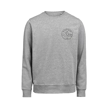 Sweatshirt Crewneck Helags Unisex  Grå 