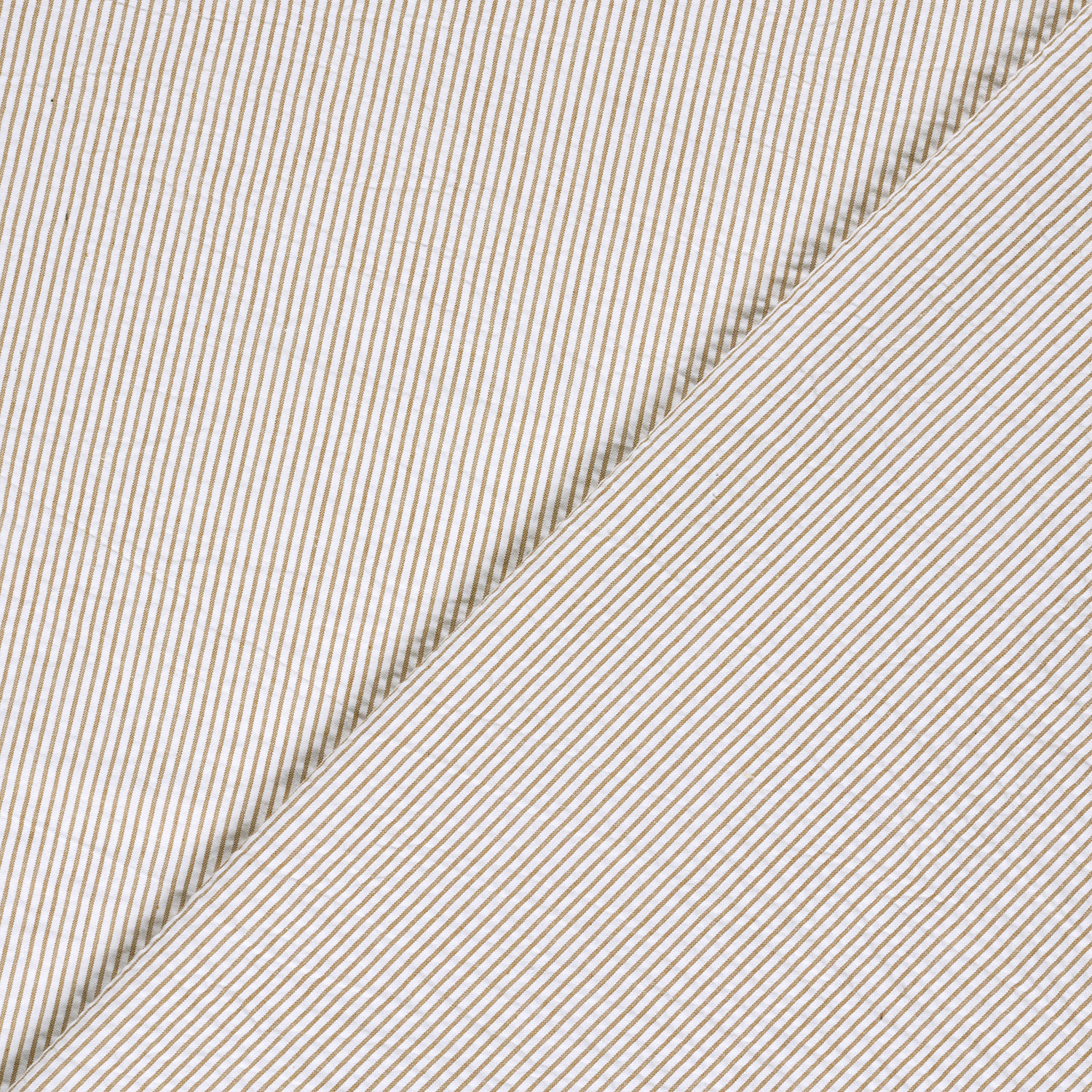 SEERSUCKER- BEIGE  STRIPE - 4
