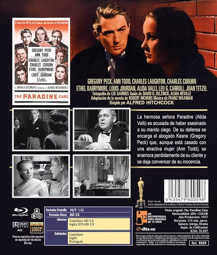 The Paradine Case (ej svensk text) (Blu-ray) - 2