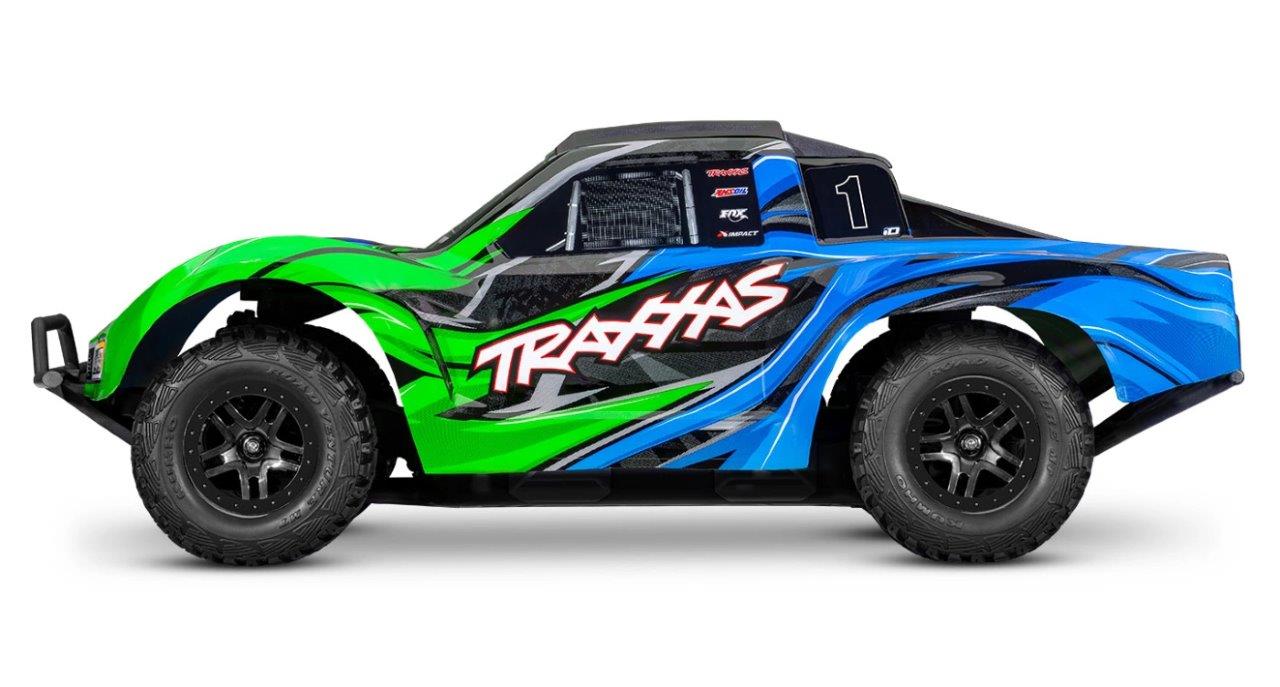 Traxxas Slash 4x4 1/10 HD VX3 BL 3S RTR Grön - 2