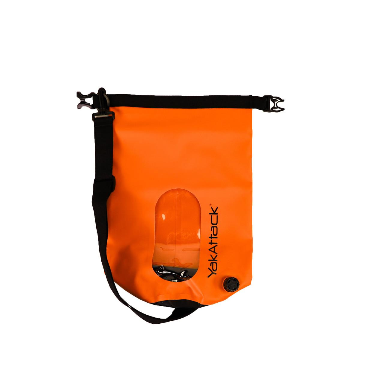 Yakattack 5L Roll-Top Dry Bag with Air Valve - Orange - 6