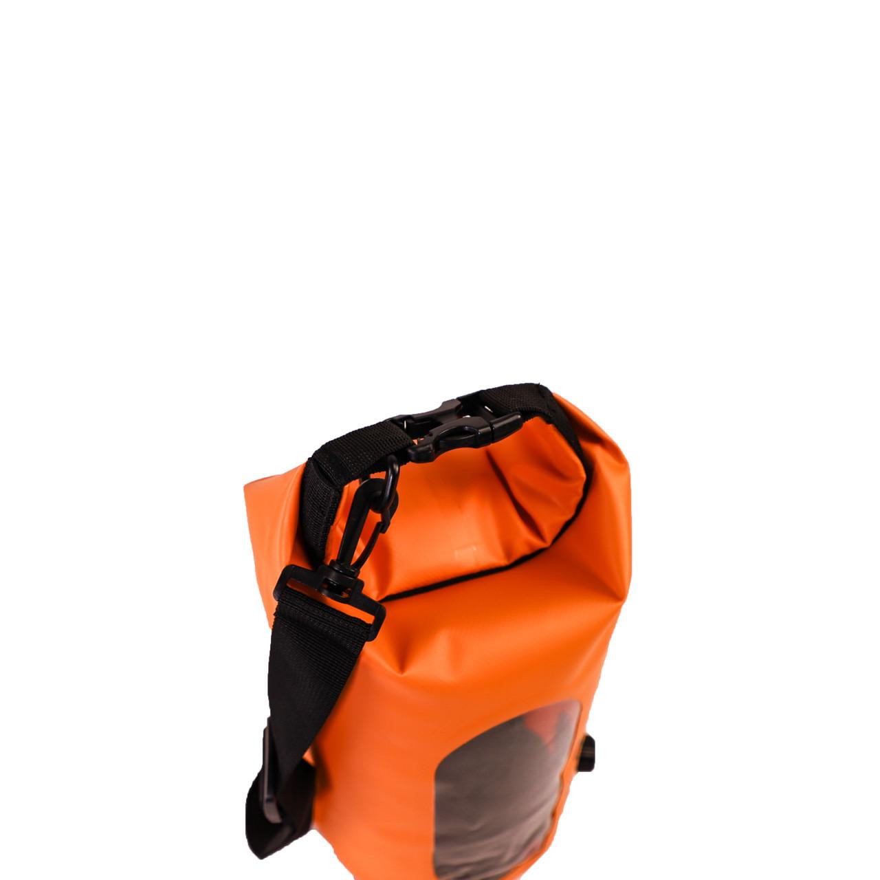 Yakattack 5L Roll-Top Dry Bag with Air Valve - Orange - 4
