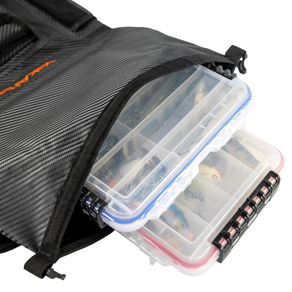 Yakattack 20L Roll-Top-Drybag mit Luftventil – Schwarz - 14