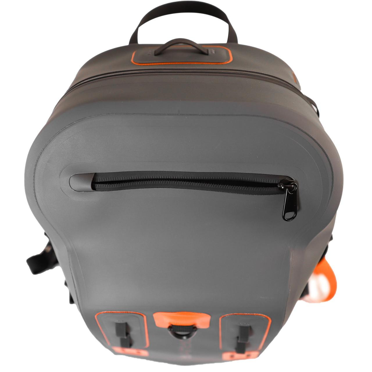 Yakattack 28L Blackwater DryPak, Gray/Orange - 7