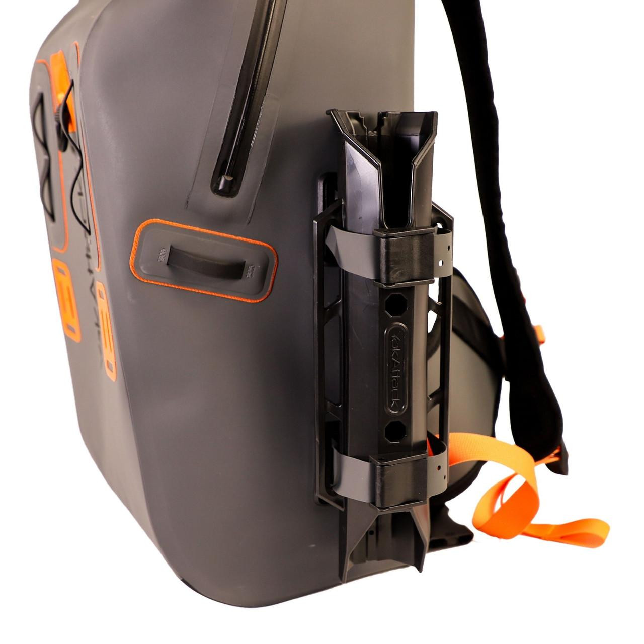 Yakattack 28L Blackwater DryPak, Gray/Orange - 5