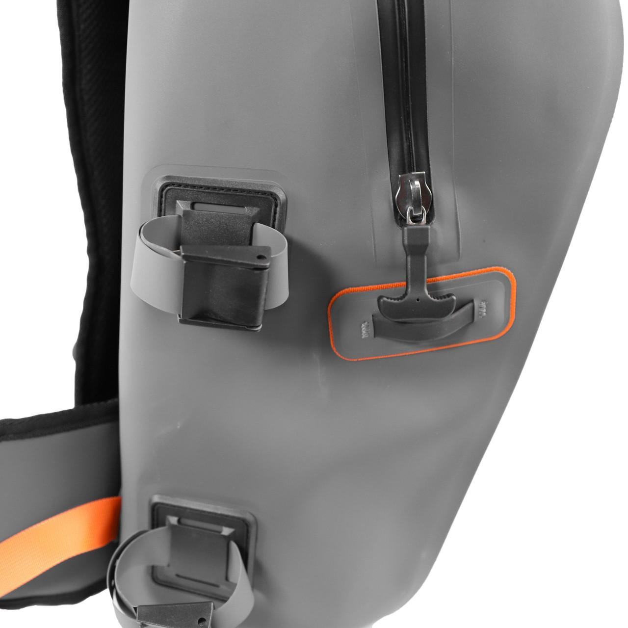 Yakattack 28L Blackwater DryPak, Gray/Orange - 4