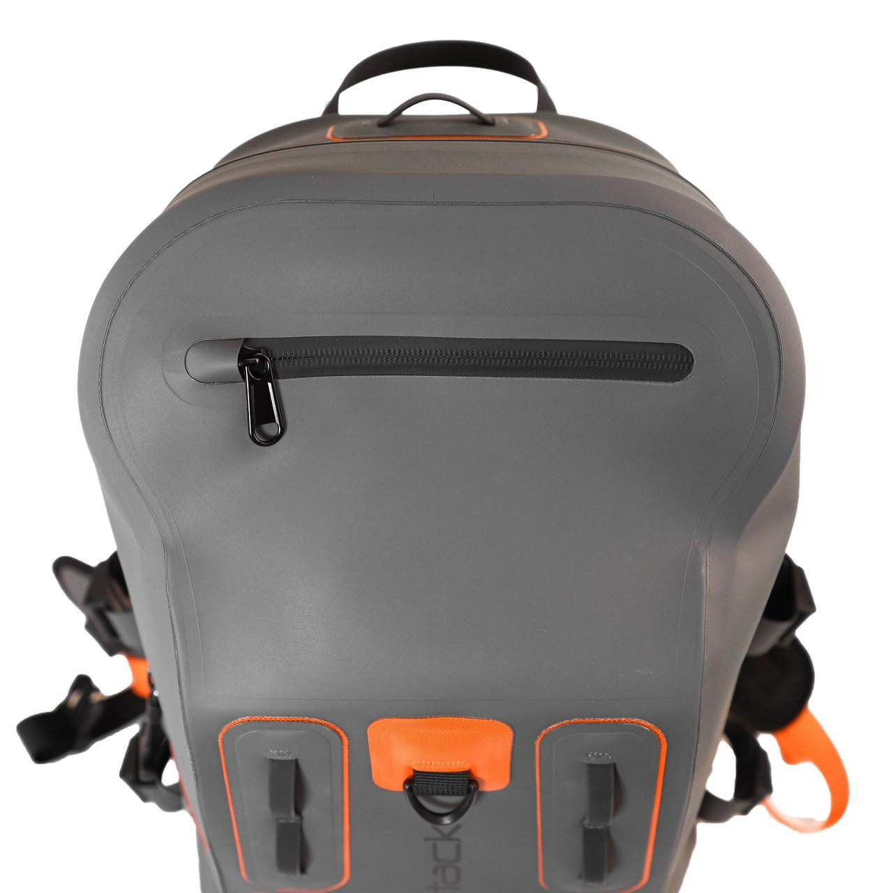 Yakattack 28L Blackwater DryPak, Gray/Orange - 6