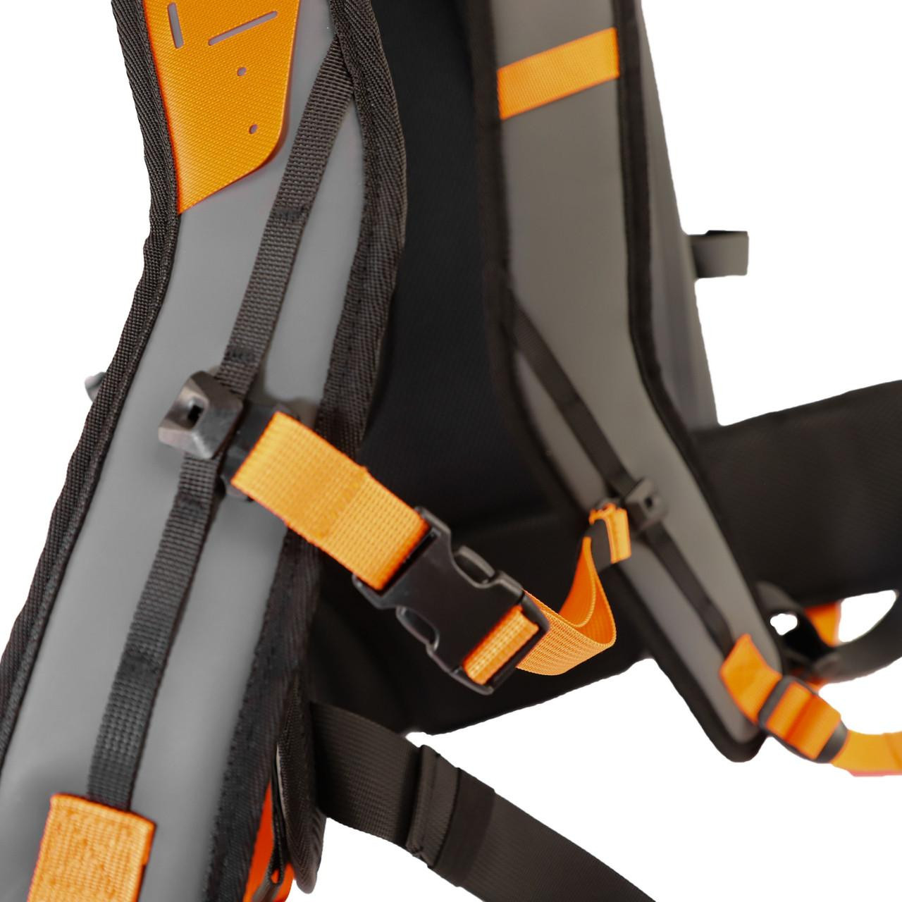 Yakattack 28L Blackwater DryPak, Gray/Orange - 11
