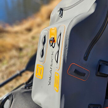 Yakattack 28L Blackwater DryPak, Grey/Orange
