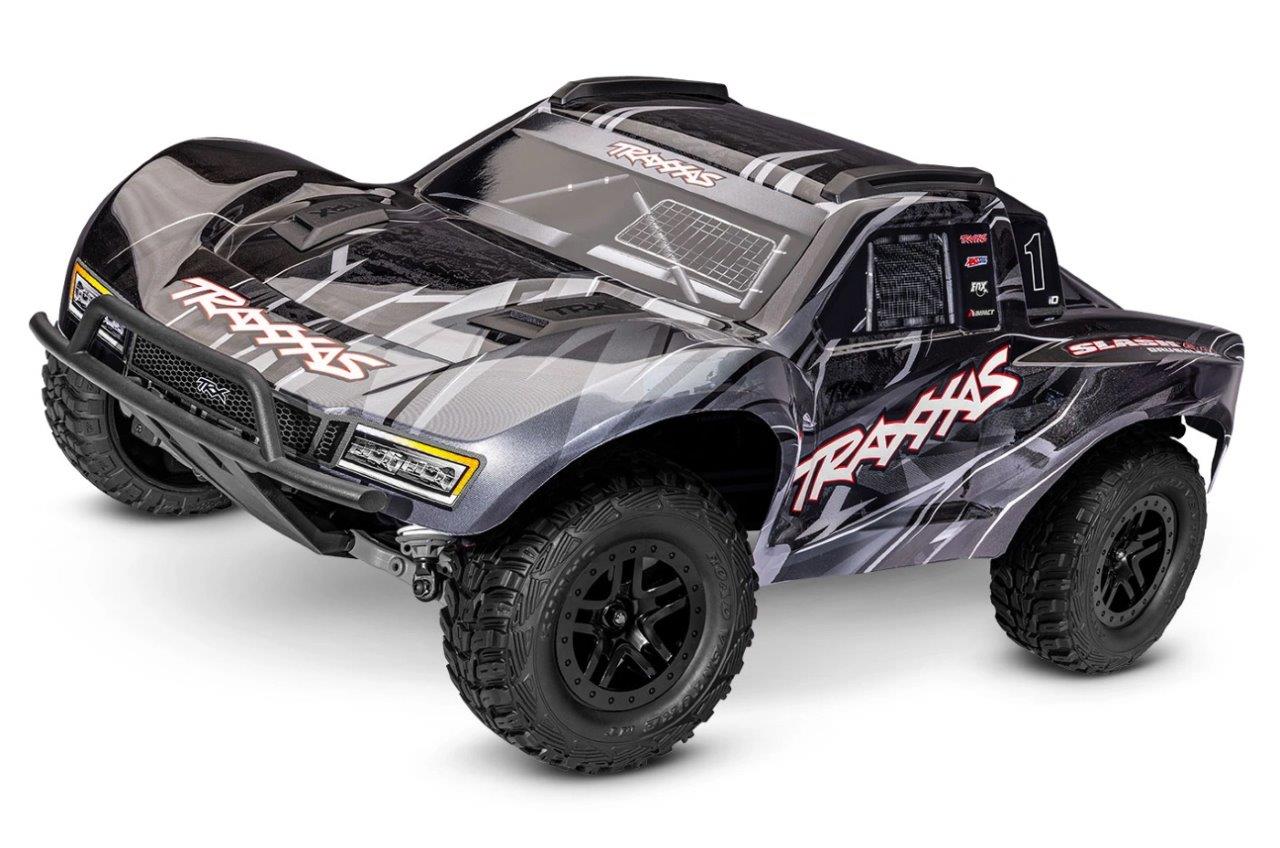 Traxxas Slash 4x4 1/10 HD VX3 BL 3S RTR Svart