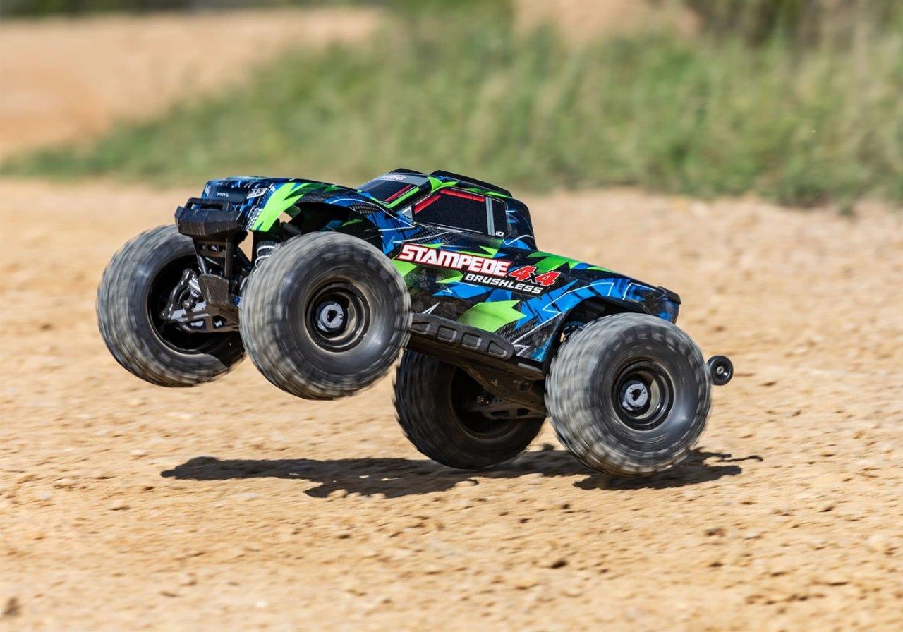 Traxxas Stampede 4x4 1/10 HD VX3 BL 3S RTR Grön - 6