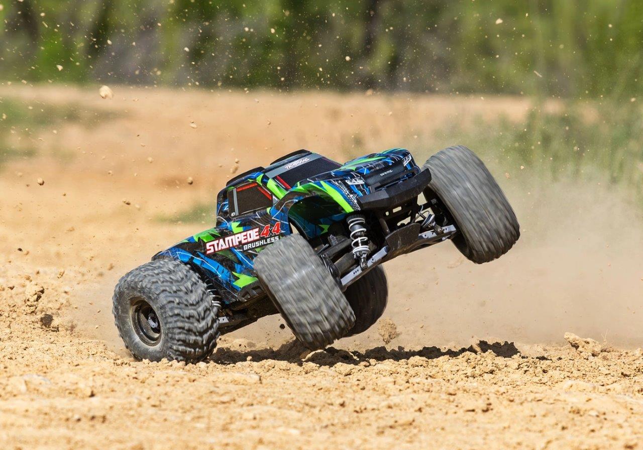 Traxxas Stampede 4x4 1/10 HD VX3 BL 3S RTR Grön - 7
