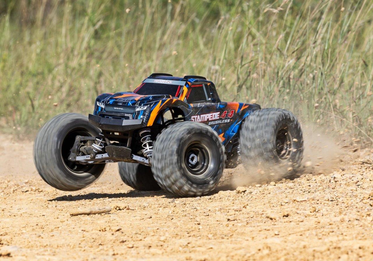Traxxas Stampede 4x4 1/10 HD VX3 BL 3S RTR Orange - 6