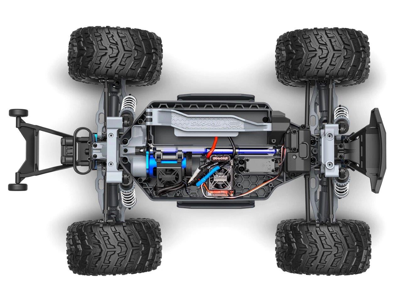 Traxxas Stampede 4x4 1/10 HD VX3 BL 3S RTR Röd - 5